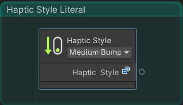 Haptic Style Node
