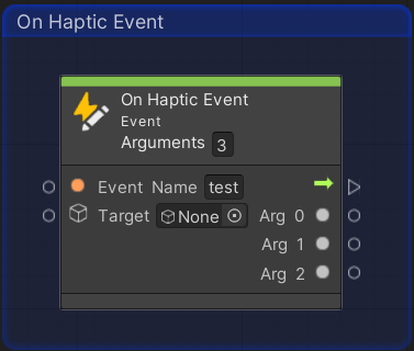 On Haptic Event Node